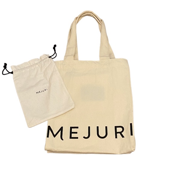 Mejuri Handbags - Mejuri cotton tote bag and small cotton pouch. New. No tags.